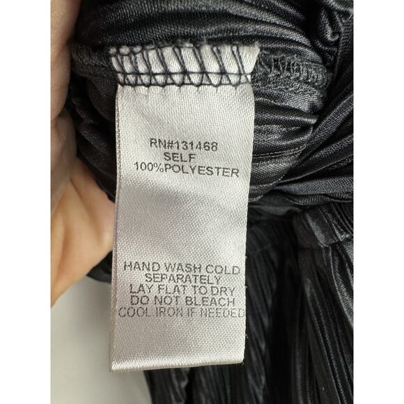 Karlie Womens Pull Up V-Neck Short Sleeve Dark Gray Jumpsuit Size M-L - Picture 6 of 7